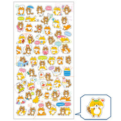 Mind Wave : Puchi Puchi Fox & Tanuki Sticker Sheet!