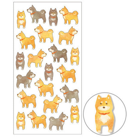 Mind Wave : Shiba Inu Washi Style Sticker Sheet!