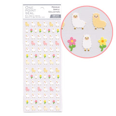 Mind Wave : Tiny Alpacas Sticker Sheet! Cuuute!