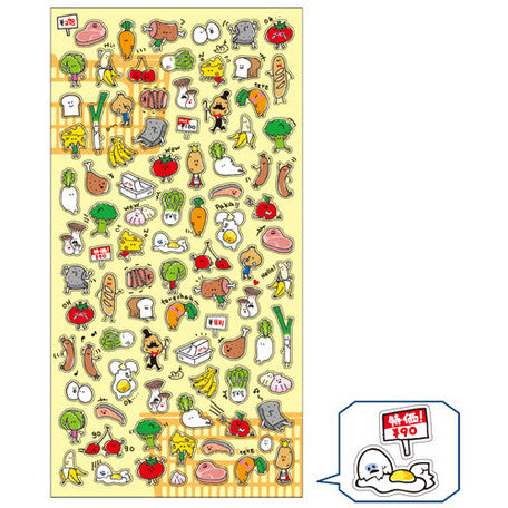 Mind Wave : The Secret Life of Food Sticker Sheet!