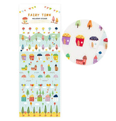 Fairy Town Sticker Sheet - Make your own little fairy village!