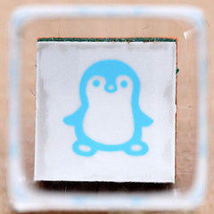 Penguin - kawaii rubber stamp! (Kodomo No Kao)