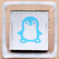 Penguin - kawaii rubber stamp! (Kodomo No Kao)