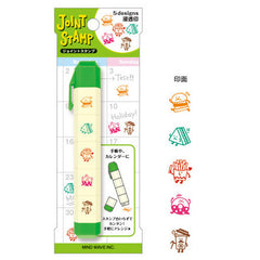 Mindwave - Funny Foods Set of 5 Pre-inked Stamps!