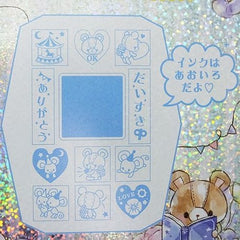 Kamio - Clockwork Truffe - Set of Rubber Stamps with Ink Pad!