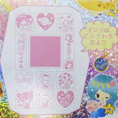 Kamio - Ink Star Girls - Set of Rubber Stamps with Ink Pad!