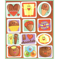 Cute Chocolates stickers sheet!