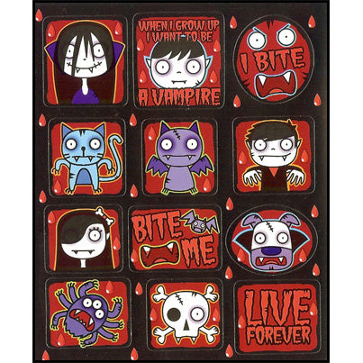 Little vampires stickers sheet!