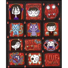 Little vampires stickers sheet!