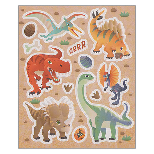 Cute Dinosaurs Sticker Sheet!