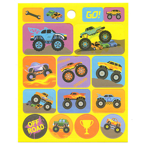 Mega Monster Trucks sticker sheet! #1