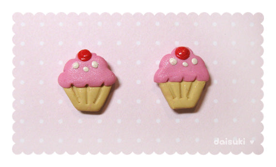 8-ball - Handmade Kawaii Stud Earrings