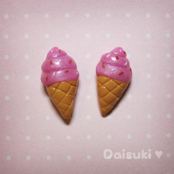 Calcifer Hand-sculpted earrings - Studio Ghibli Howl's Moving Castle Tribute