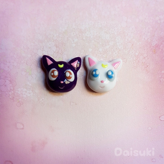 Soot Sprites stud earrings - Susuwatari - Studio Ghibli Spirited Away / Totoro Tribute