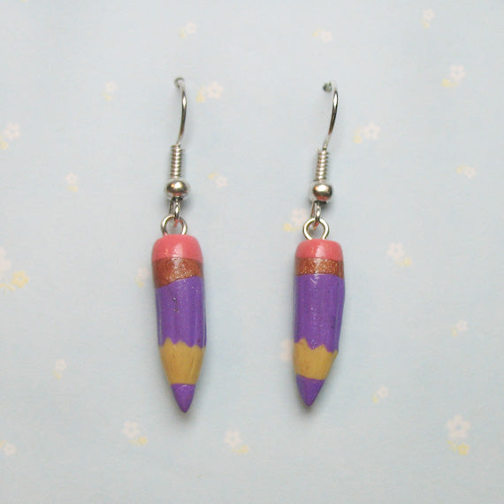 Tardis Earrings - Doctor Who - Individually Hand sculpted