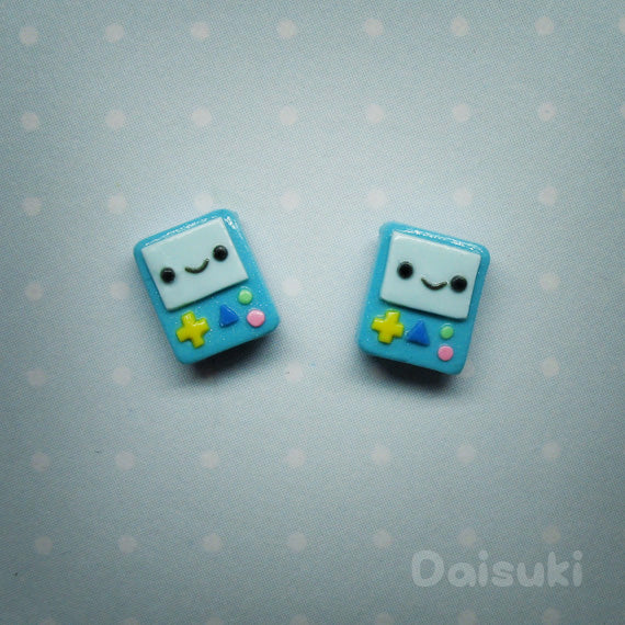 8-ball - Handmade Kawaii Stud Earrings