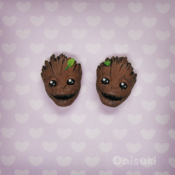 Soot Sprites stud earrings - Susuwatari - Studio Ghibli Spirited Away / Totoro Tribute