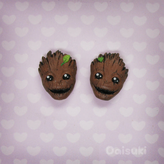 I Heart Dinosaurs Stud Earrings - Dino Love! Hand-sculpted