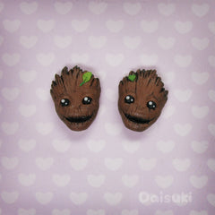 Soot Sprites stud earrings - Susuwatari - Studio Ghibli Spirited Away / Totoro Tribute