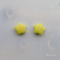 Pastel Lucky Stars stud earrings - Hand-sculpted!