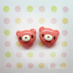 Gloomy Bear - Cute Handmade Stud Earrings