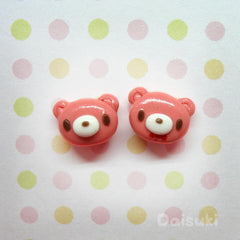 Kawaii Onigiri / Cute Japanese Rice ball Stud Earrings - Hand-sculpted