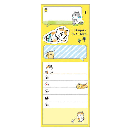Cute Dog Sticky Memo Notes Pad! Husky