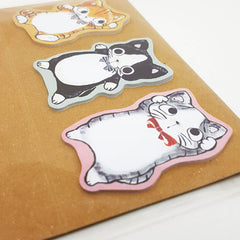 Standing Kitties Sticky Memo Notes!