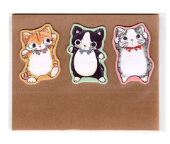 Standing Kitties Sticky Memo Notes!