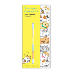 Mind Wave : Gorogoro Nyansuke Sticky Tabs (horizontal)