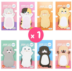 1x Cute Cat Sticky Memo Note Pad! LUCKY DIP (Random Design)