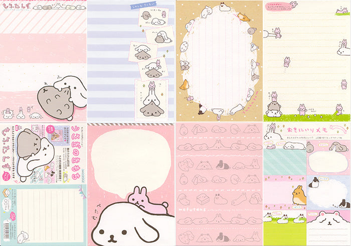 San-X : Mofutans Mochi Bunnies Memo Pad! | Daisuki