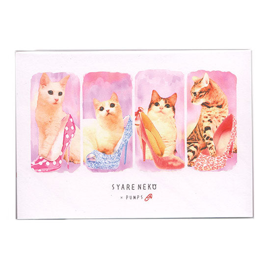 Tokotoko Circus : Fish Gazing - Gorgeous Cat Memo Pad