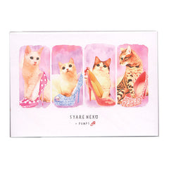 Tokotoko Circus : Fish Gazing - Gorgeous Cat Memo Pad