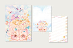 Tokotoko Circus : Adorable Cat Spring Fantasy Memo Pad