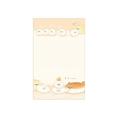 Bakery Borks - Mini memo pad - Dough Bois!! Cute bread loving dogs