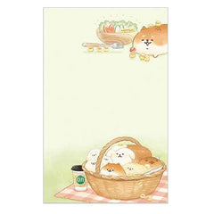 Bakery Borks - Mini memo pad - Picnic Party Pooches!!