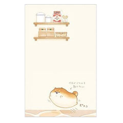 Bakery Borks - Mini memo pad - Dashing Doggo!! Cute Bread loving dogs