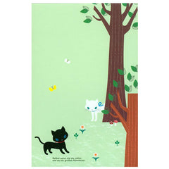 Push Pin : Lolo the Mischievous Black Cat A7 Memo Pad - Vintage 2013