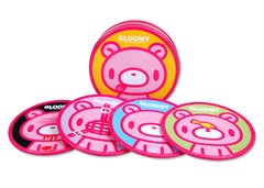 Gloomy Bear Tin of Drink Coasters - Set of 4