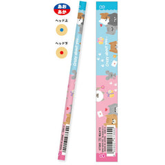 Mind wave : Crazy About You Cats Wooden Pencil - Half red / Half blue lead!