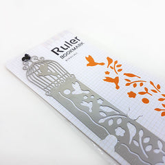 Cute Birdcage Stencil Ruler - 10cm - Create straight lines and lovely silhouettes!