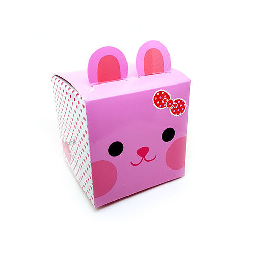 Cute Pink Rabbit DIY Foldable Small Gift Box | Daisuki