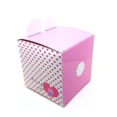 Cute Pink Rabbit DIY Foldable Small Gift Box | Daisuki