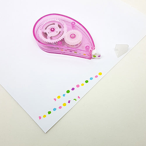 Roll on Corollage Tape - Coloured Dots! Diary / Planner deco