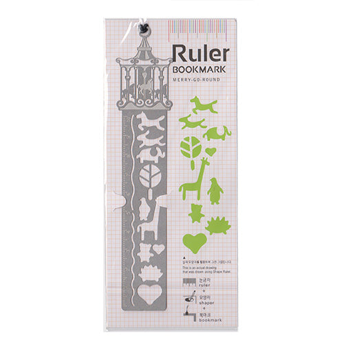 Cute Animals Stencil Ruler - 10cm - Create straight lines and lovely silhouettes!