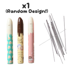 Cute Sweets Tube of Mechanical Pencil Leads / Refills HB 0.5mm - x1! (Random Design)