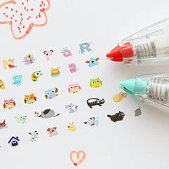 Roll on Monsters Tape (Like correction tape but cute kitties!) Diary / Planner decoration