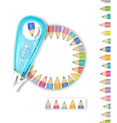 Roll on Decorative Pencil Tape (Like correction tape but with cute pencils!) Diary / Planner decoration