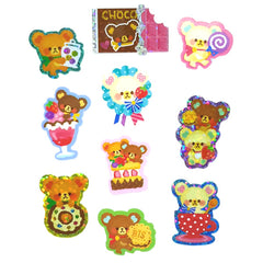 Random mix of 50 kawaii sticker flakes - Lucky dip!!